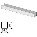 UD-Deckenprofil 27/28/27/L=300cm  (16Stk/Handbund, 480GB) / Stk.