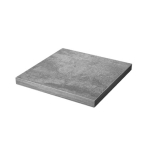 Friedl Largo Bodenplatte 59,8 x 59,8 x 5,0 cm (1,08m2/Lage, 10,80m2 /Pal.) platin - schattiert