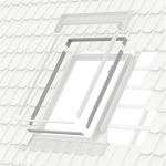 VELUX&reg; Austauschset ELX CK02 55x78 Titanzink