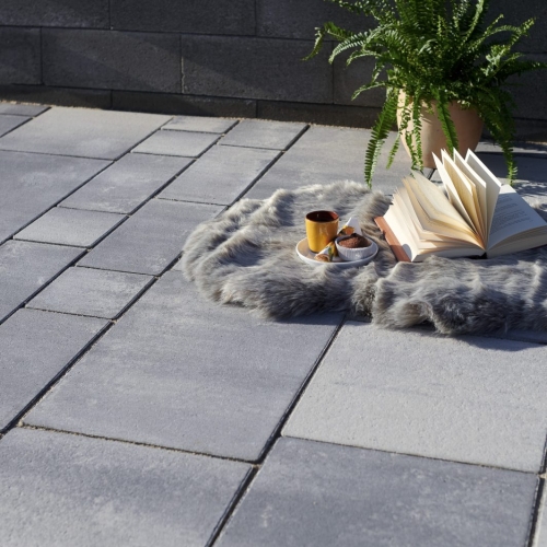 Weissenböck TEGULA 8 MIT FASE (Pal = 5,2m2, min. 2,6m2) / m2 Grau 34,9 x 34,9