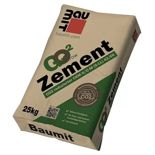 Baumit Zement GO2morrow CEM II C-M / S-LL 42,5N (Pal 56 Sack)  / Sack